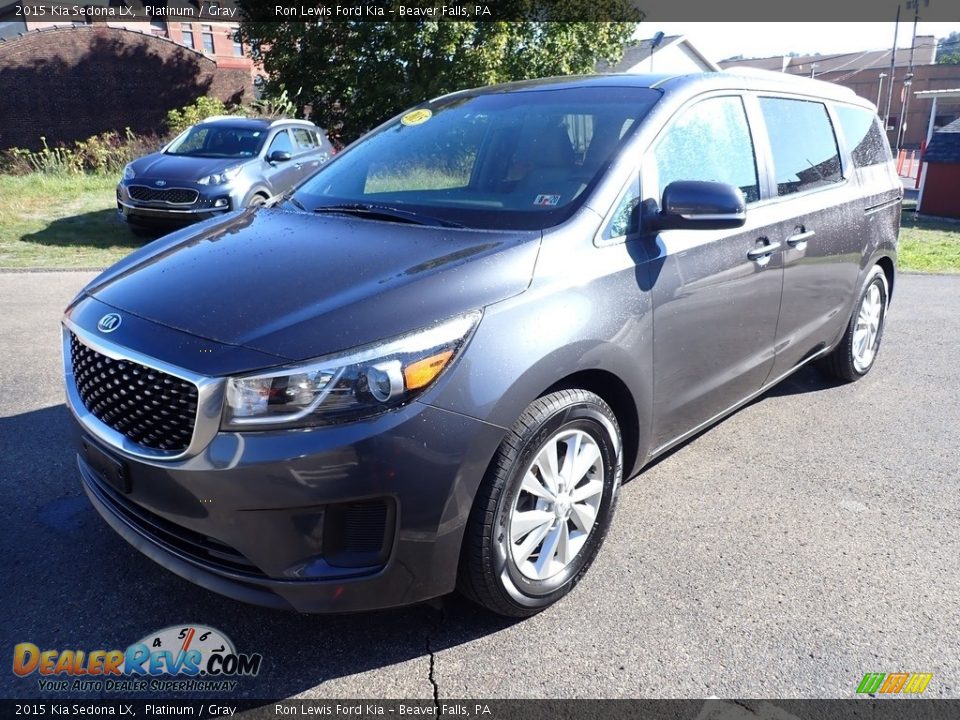 2015 Kia Sedona LX Platinum / Gray Photo #5