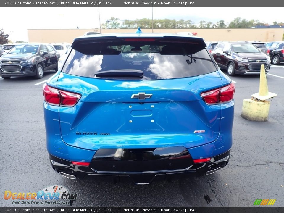 2021 Chevrolet Blazer RS AWD Bright Blue Metallic / Jet Black Photo #5