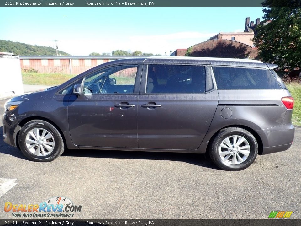 2015 Kia Sedona LX Platinum / Gray Photo #6