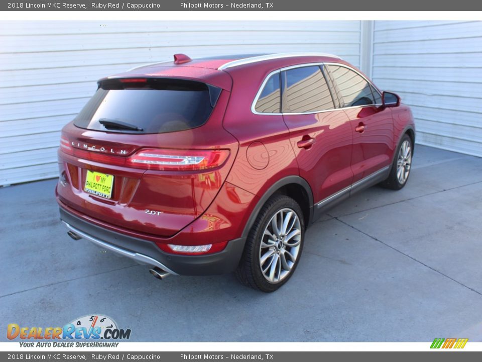 2018 Lincoln MKC Reserve Ruby Red / Cappuccino Photo #10