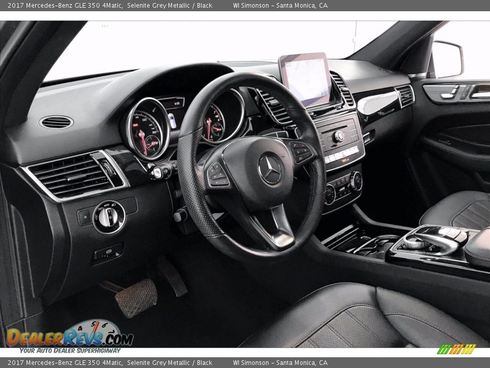 2017 Mercedes-Benz GLE 350 4Matic Selenite Grey Metallic / Black Photo #22