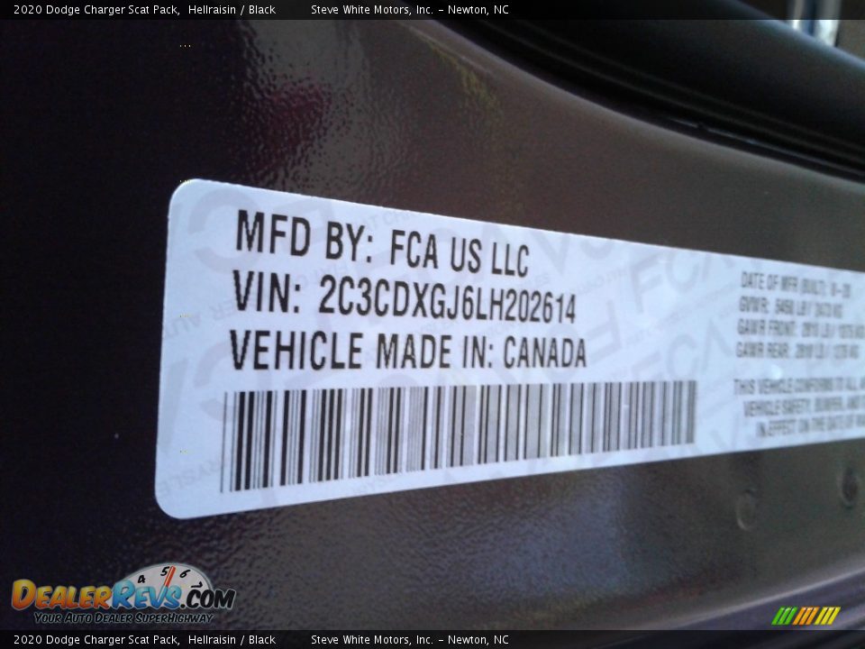 2020 Dodge Charger Scat Pack Hellraisin / Black Photo #35