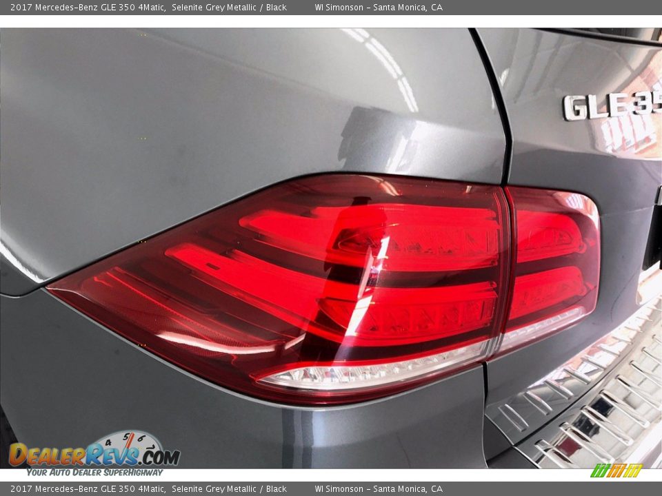 2017 Mercedes-Benz GLE 350 4Matic Selenite Grey Metallic / Black Photo #26