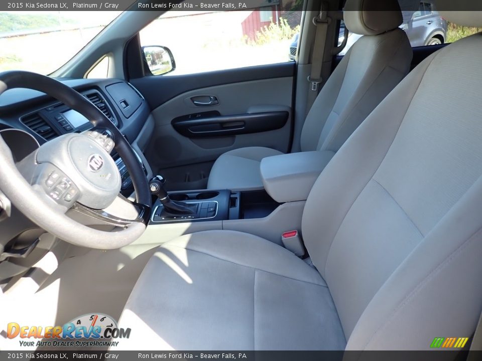 2015 Kia Sedona LX Platinum / Gray Photo #15