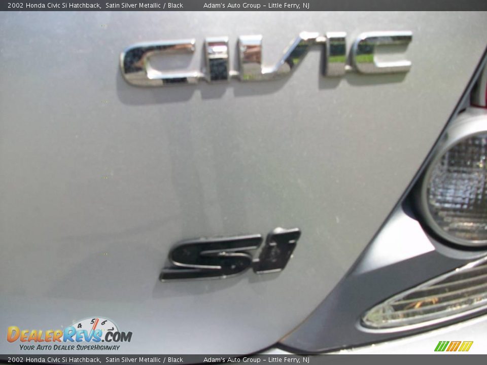2002 Honda Civic Si Hatchback Satin Silver Metallic / Black Photo #5