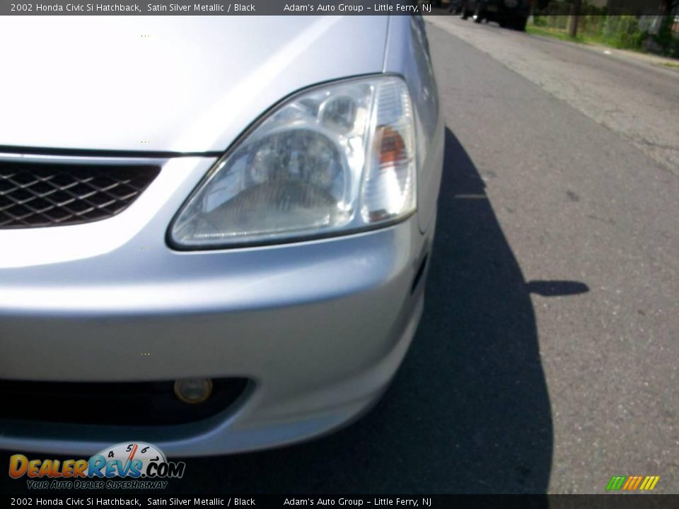 2002 Honda Civic Si Hatchback Satin Silver Metallic / Black Photo #6