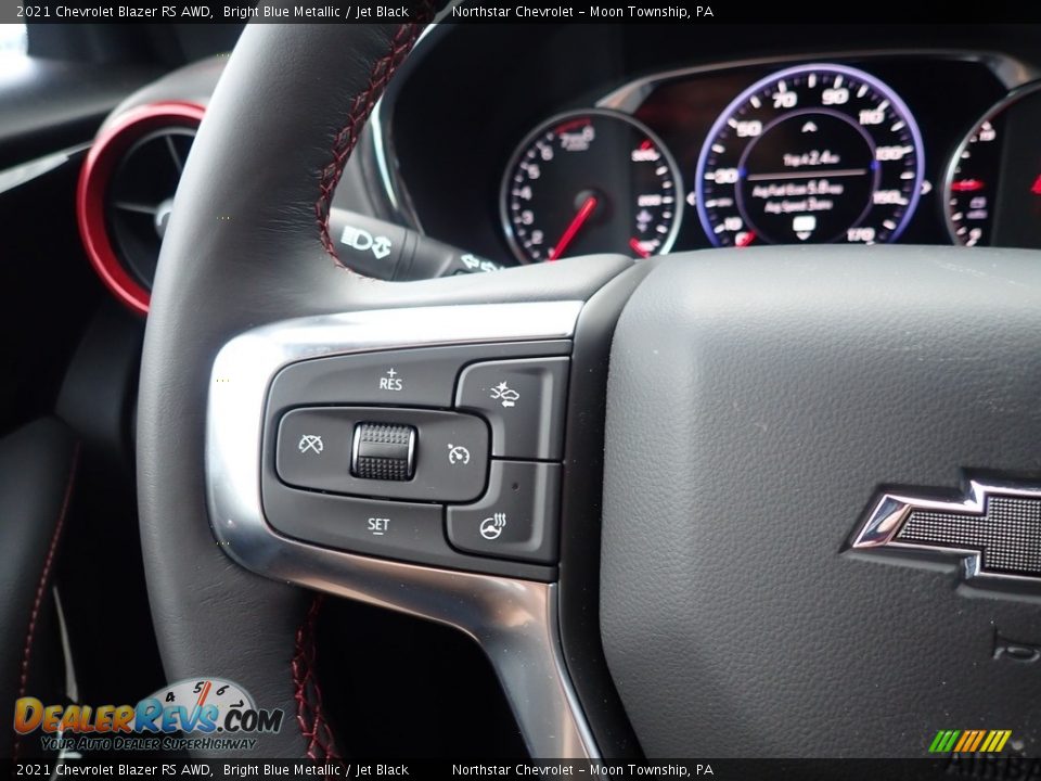 2021 Chevrolet Blazer RS AWD Steering Wheel Photo #20