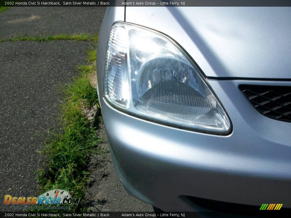 2002 Honda Civic Si Hatchback Satin Silver Metallic / Black Photo #7