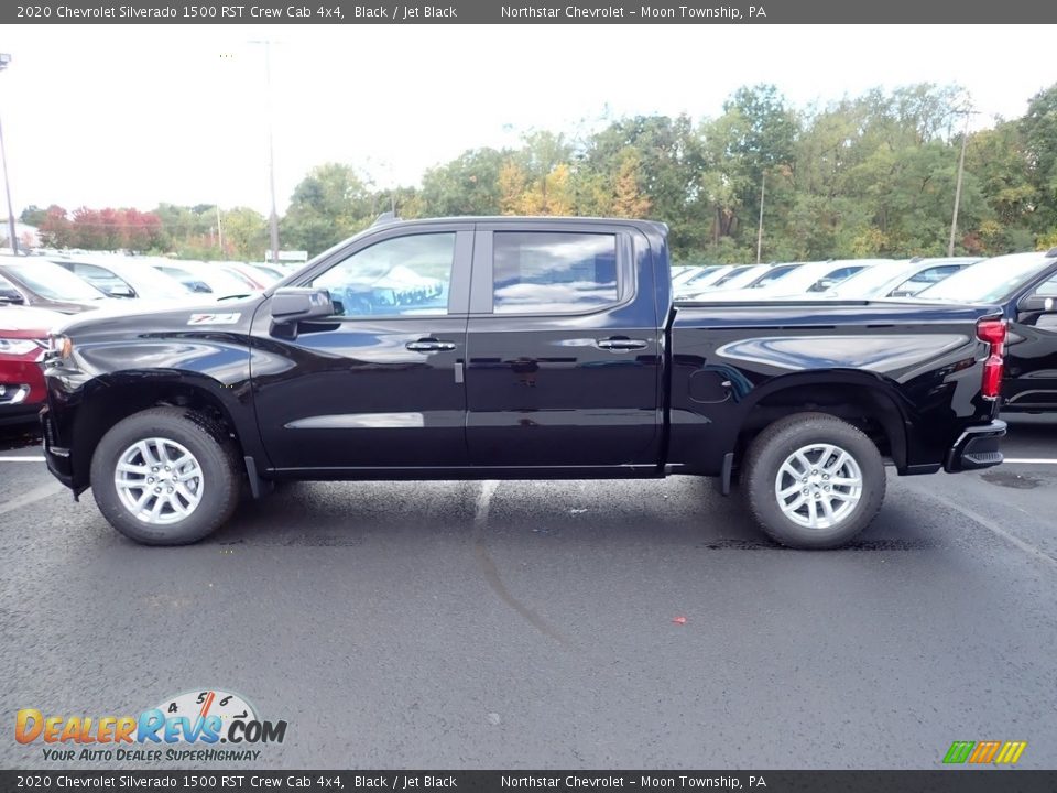 Black 2020 Chevrolet Silverado 1500 RST Crew Cab 4x4 Photo #3