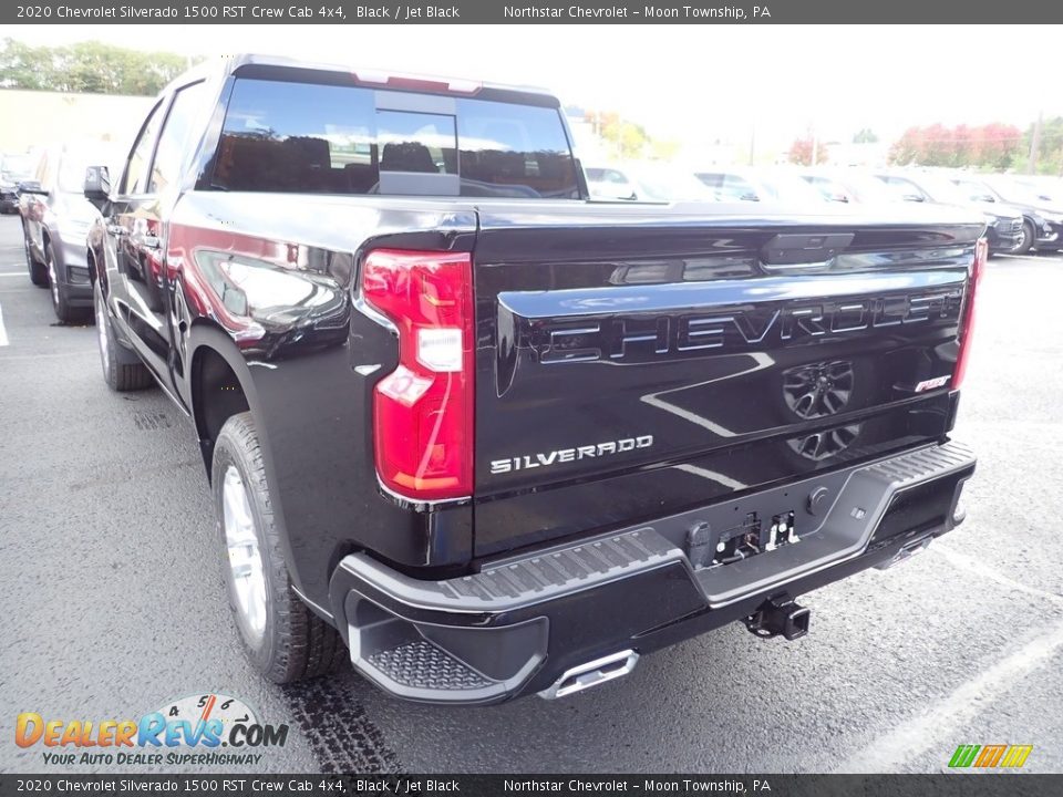 2020 Chevrolet Silverado 1500 RST Crew Cab 4x4 Black / Jet Black Photo #4