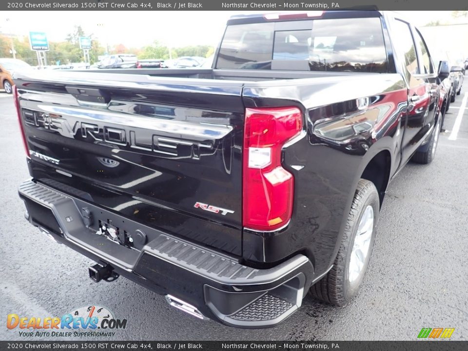2020 Chevrolet Silverado 1500 RST Crew Cab 4x4 Black / Jet Black Photo #6