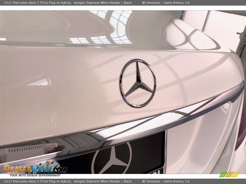 2017 Mercedes-Benz S 550e Plug-In Hybrid designo Diamond White Metallic / Black Photo #7