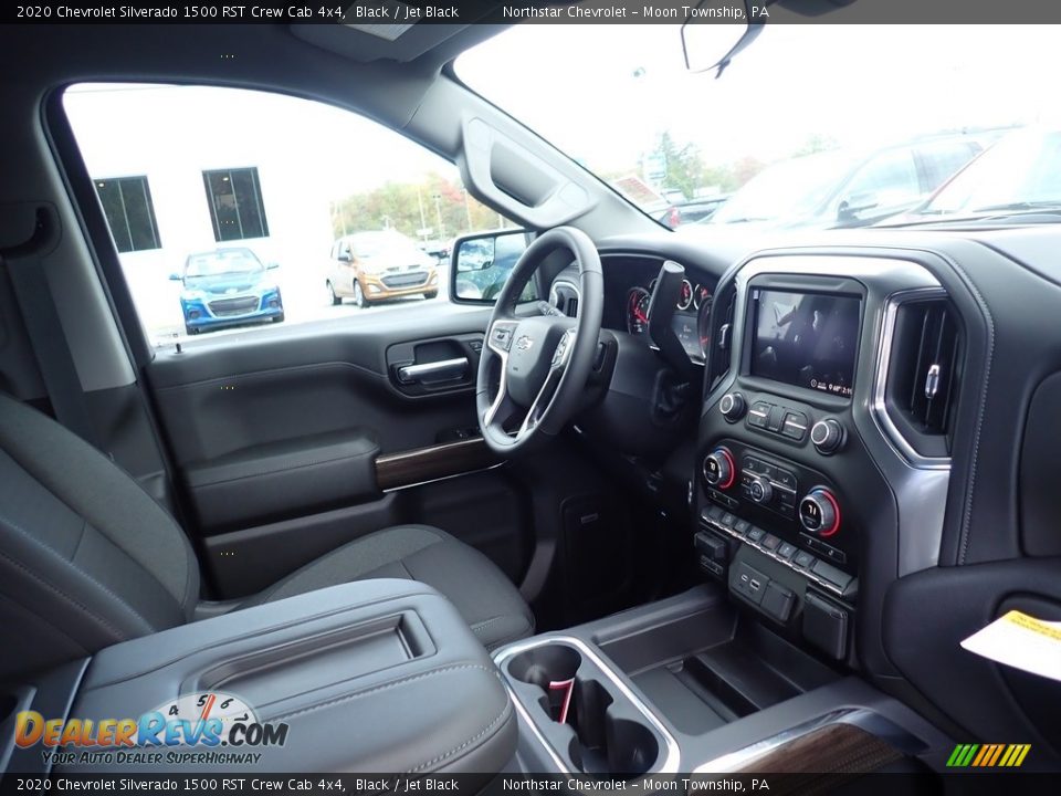 2020 Chevrolet Silverado 1500 RST Crew Cab 4x4 Black / Jet Black Photo #10