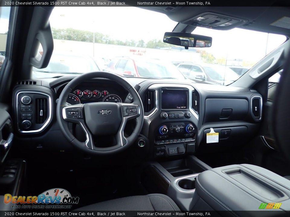2020 Chevrolet Silverado 1500 RST Crew Cab 4x4 Black / Jet Black Photo #12