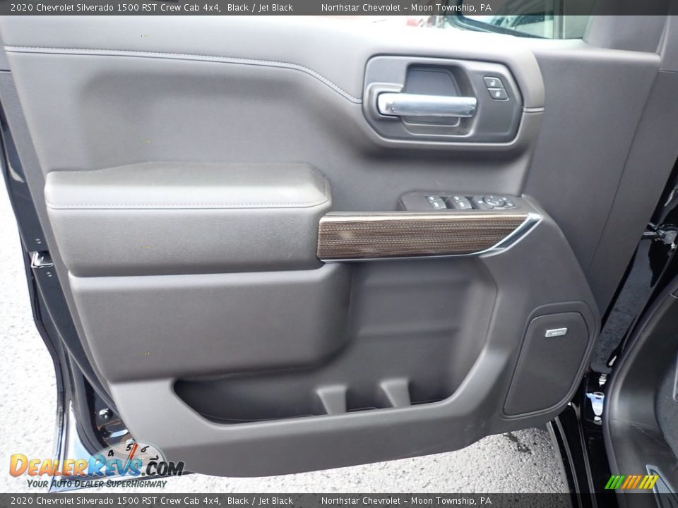 2020 Chevrolet Silverado 1500 RST Crew Cab 4x4 Black / Jet Black Photo #13