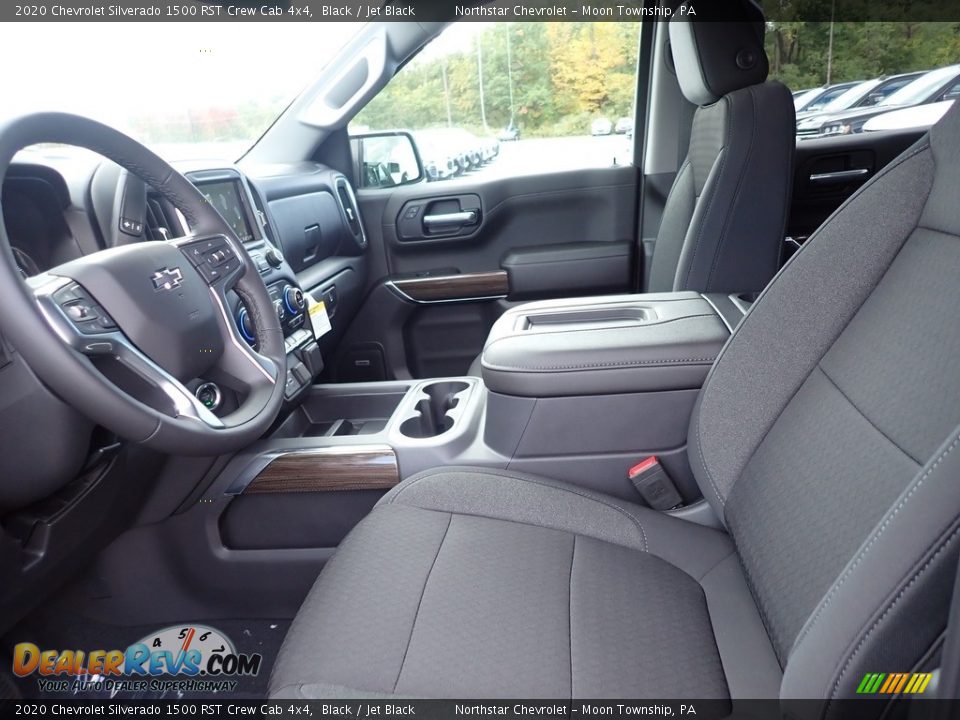 2020 Chevrolet Silverado 1500 RST Crew Cab 4x4 Black / Jet Black Photo #14