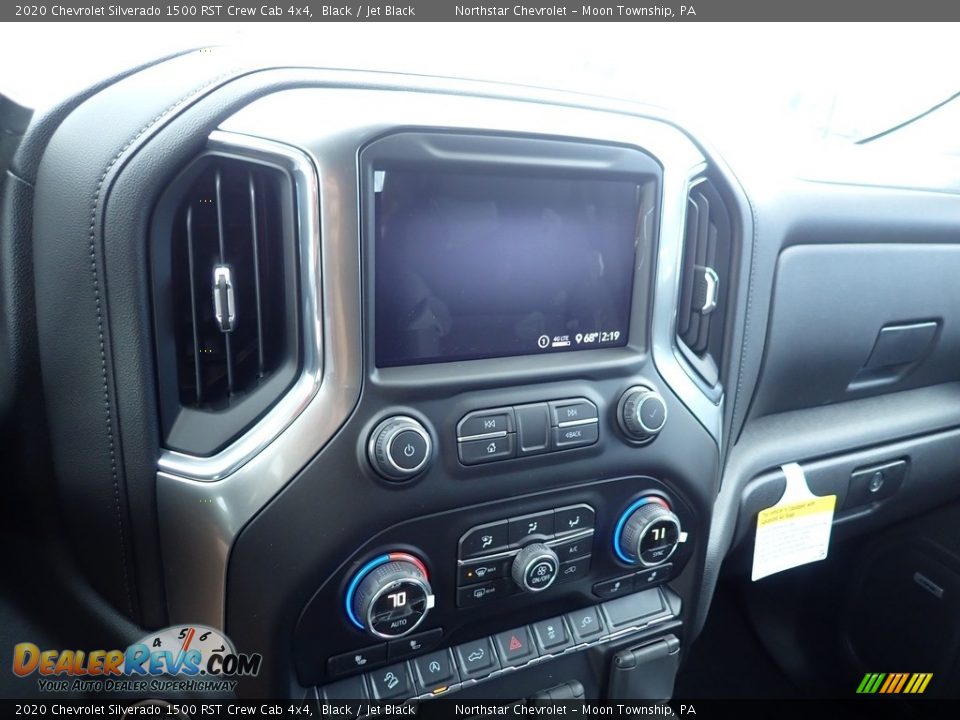 2020 Chevrolet Silverado 1500 RST Crew Cab 4x4 Black / Jet Black Photo #16