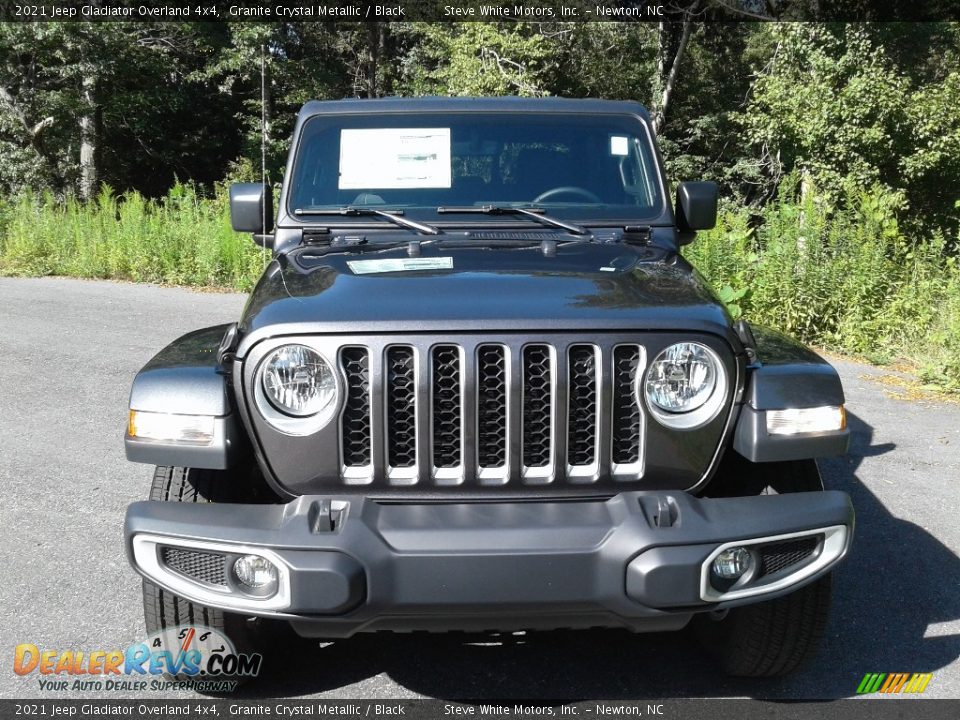 2021 Jeep Gladiator Overland 4x4 Granite Crystal Metallic / Black Photo #3