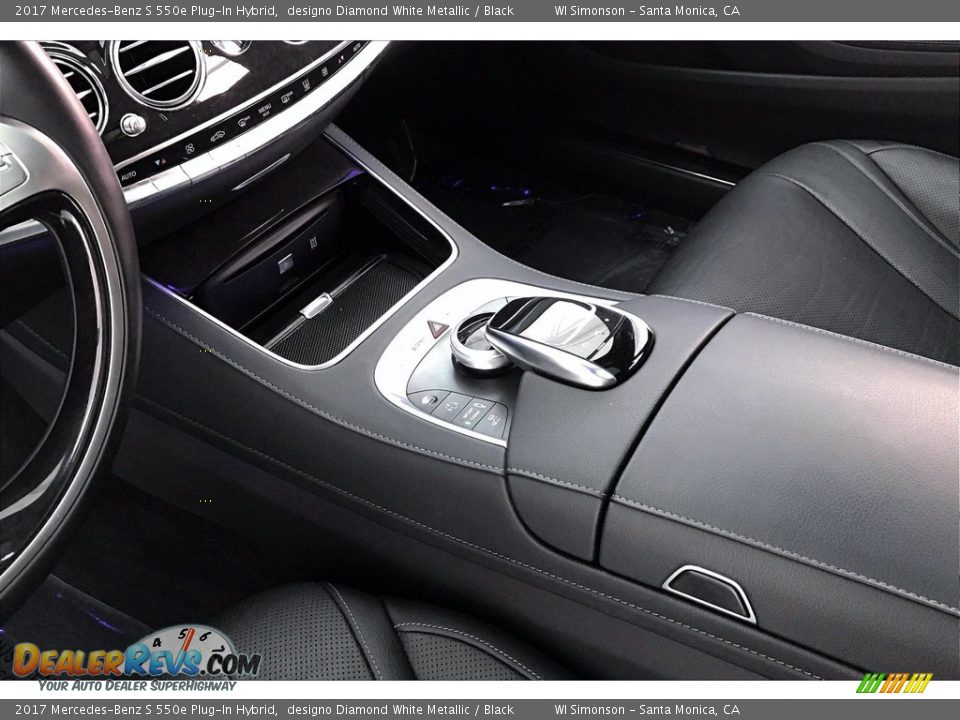 2017 Mercedes-Benz S 550e Plug-In Hybrid designo Diamond White Metallic / Black Photo #23