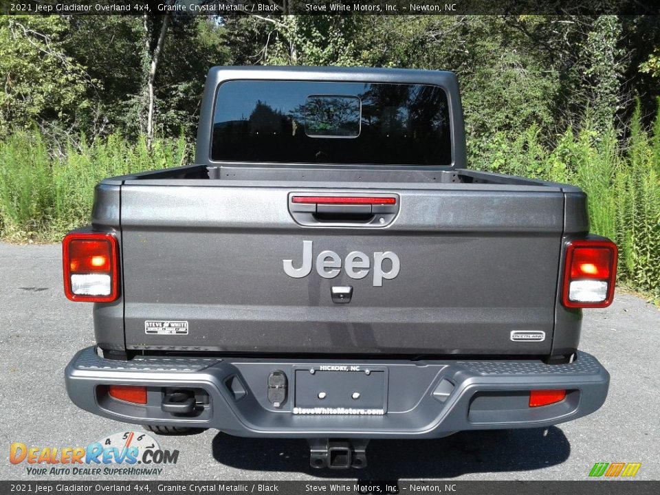 2021 Jeep Gladiator Overland 4x4 Granite Crystal Metallic / Black Photo #7