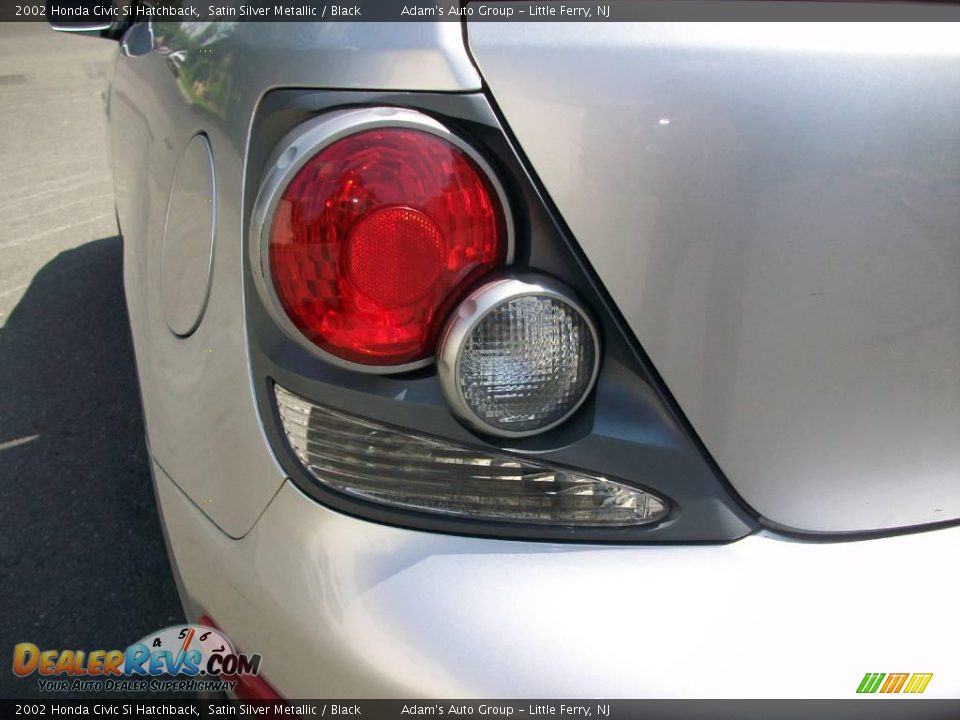 2002 Honda Civic Si Hatchback Satin Silver Metallic / Black Photo #13