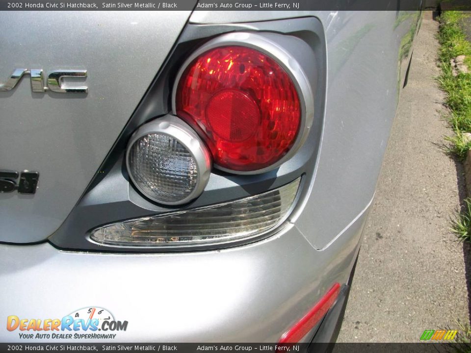 2002 Honda Civic Si Hatchback Satin Silver Metallic / Black Photo #14