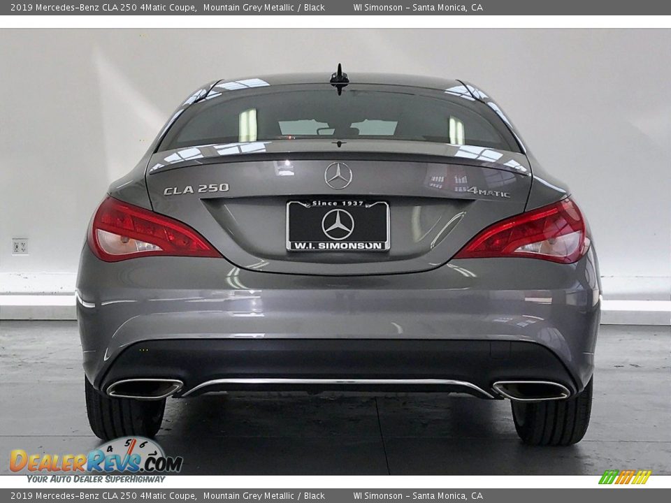 2019 Mercedes-Benz CLA 250 4Matic Coupe Mountain Grey Metallic / Black Photo #3