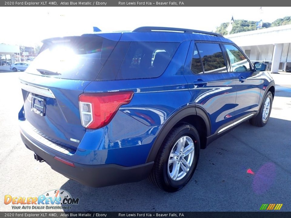 2020 Ford Explorer XLT 4WD Atlas Blue Metallic / Ebony Photo #3