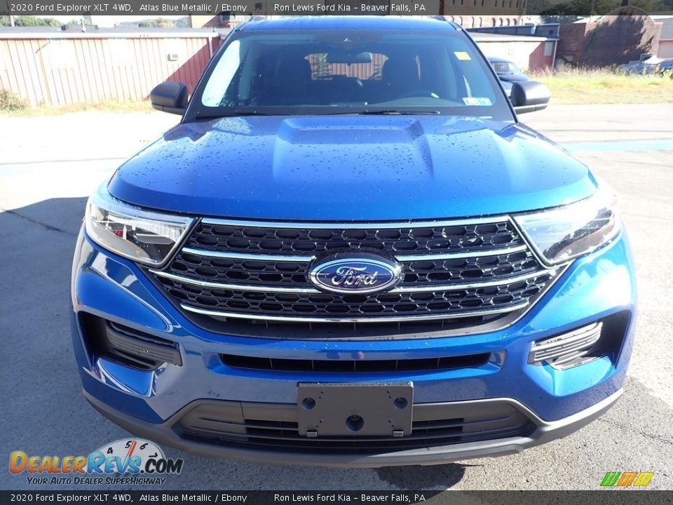 2020 Ford Explorer XLT 4WD Atlas Blue Metallic / Ebony Photo #5