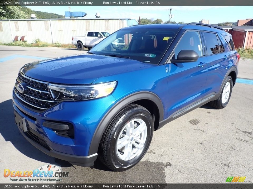 2020 Ford Explorer XLT 4WD Atlas Blue Metallic / Ebony Photo #6