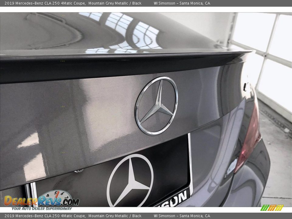 2019 Mercedes-Benz CLA 250 4Matic Coupe Mountain Grey Metallic / Black Photo #7