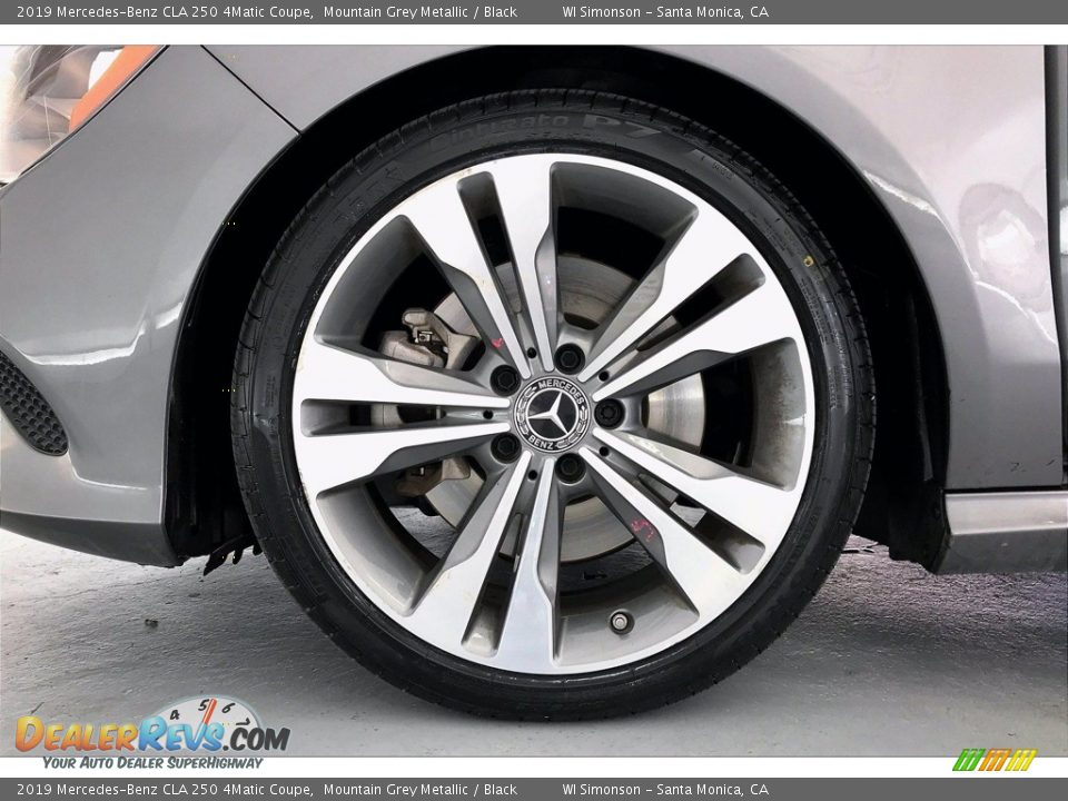 2019 Mercedes-Benz CLA 250 4Matic Coupe Mountain Grey Metallic / Black Photo #8