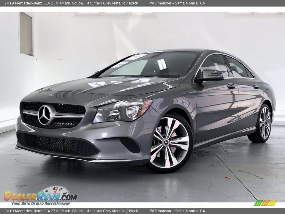 2019 Mercedes-Benz CLA 250 4Matic Coupe Mountain Grey Metallic / Black Photo #12