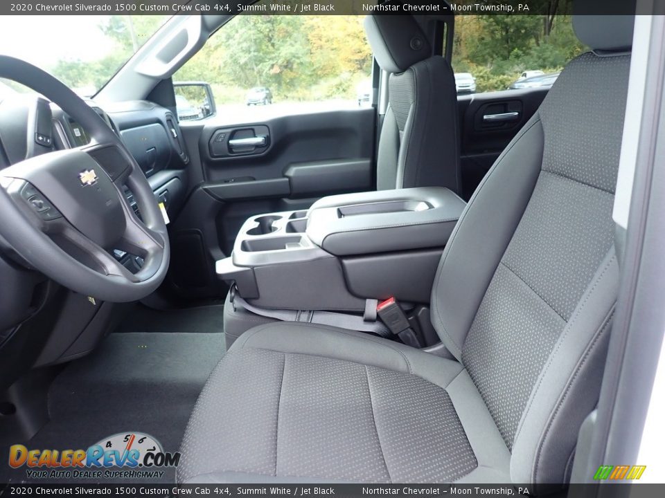 2020 Chevrolet Silverado 1500 Custom Crew Cab 4x4 Summit White / Jet Black Photo #15