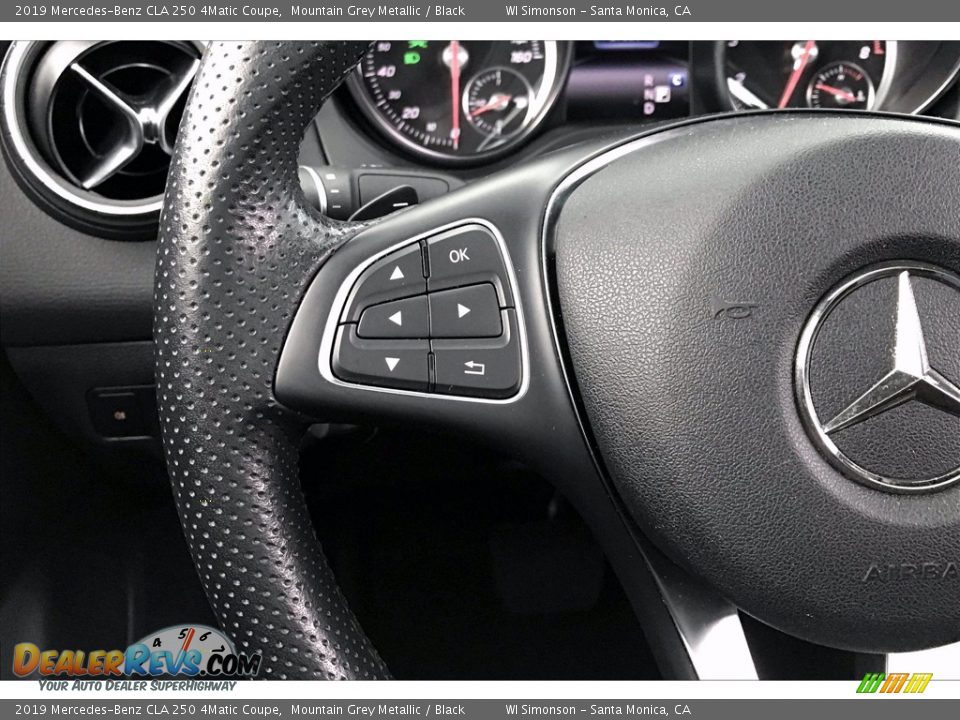 2019 Mercedes-Benz CLA 250 4Matic Coupe Mountain Grey Metallic / Black Photo #18