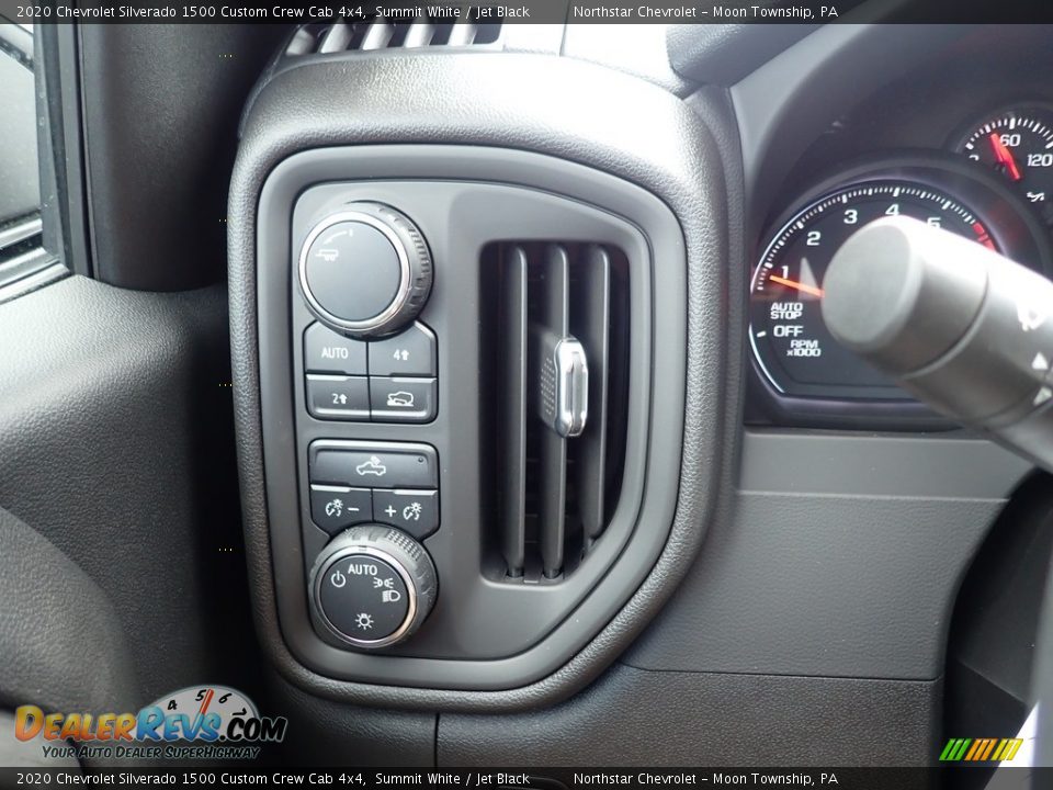 2020 Chevrolet Silverado 1500 Custom Crew Cab 4x4 Summit White / Jet Black Photo #20