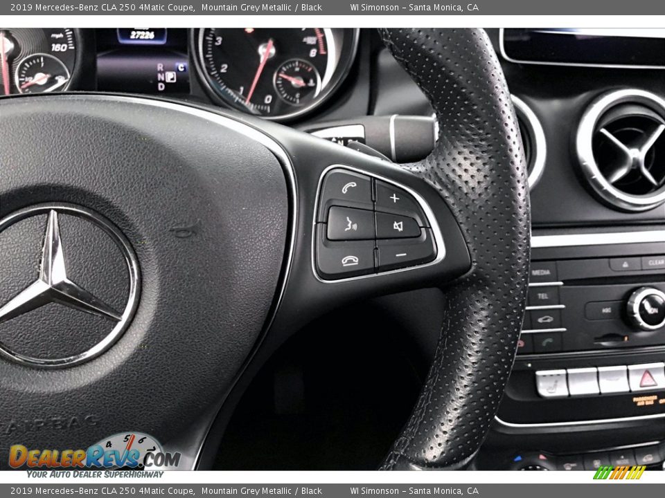 2019 Mercedes-Benz CLA 250 4Matic Coupe Mountain Grey Metallic / Black Photo #19