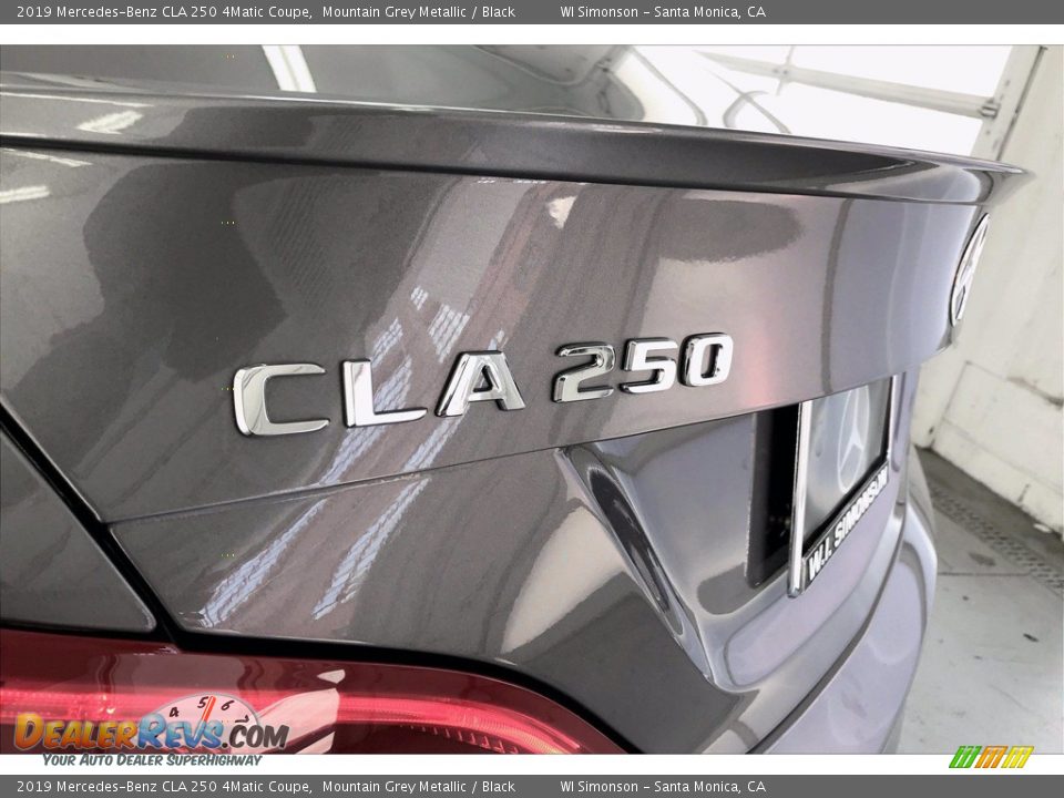 2019 Mercedes-Benz CLA 250 4Matic Coupe Mountain Grey Metallic / Black Photo #27