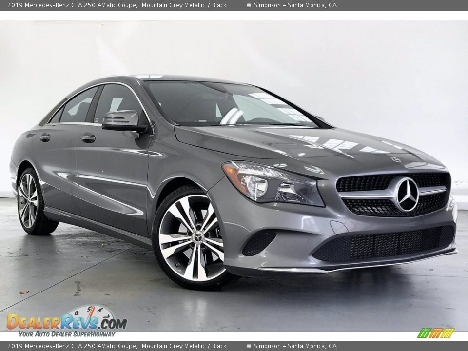 2019 Mercedes-Benz CLA 250 4Matic Coupe Mountain Grey Metallic / Black Photo #34