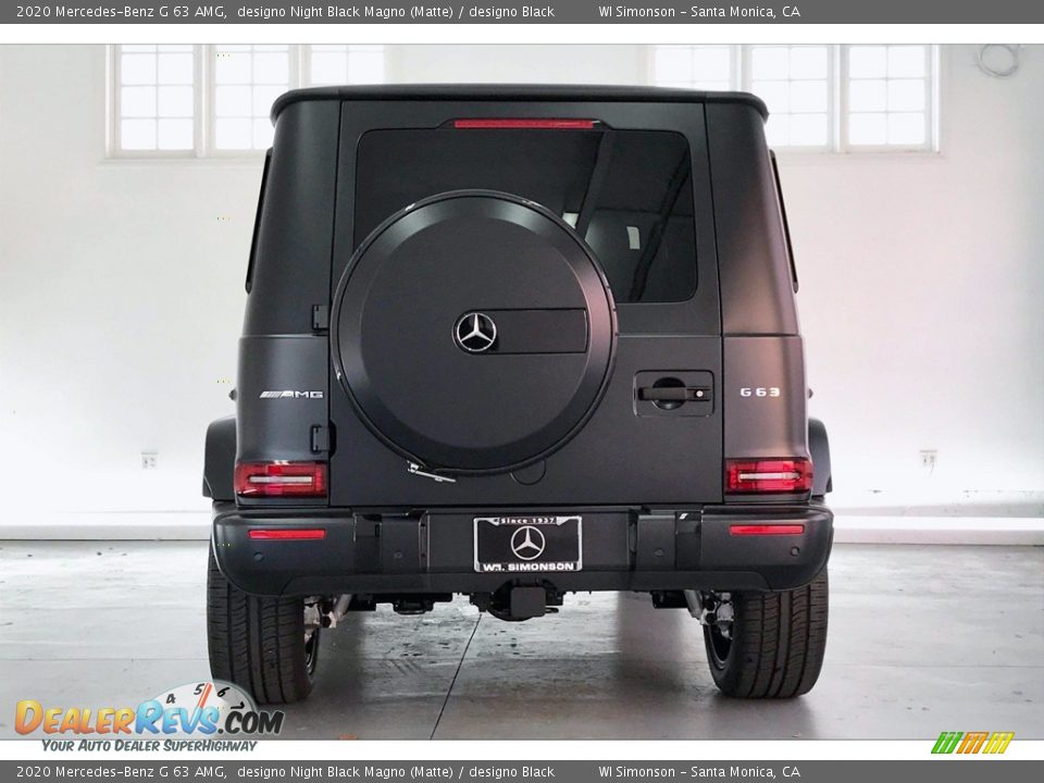 2020 Mercedes-Benz G 63 AMG designo Night Black Magno (Matte) / designo Black Photo #3