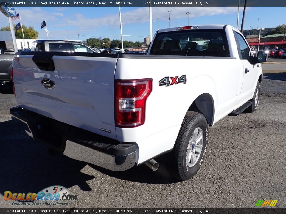 2020 Ford F150 XL Regular Cab 4x4 Oxford White / Medium Earth Gray Photo #2