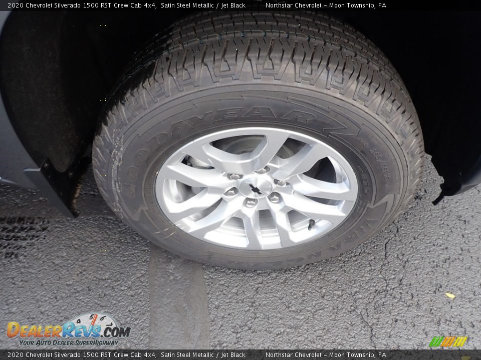 2020 Chevrolet Silverado 1500 RST Crew Cab 4x4 Satin Steel Metallic / Jet Black Photo #9