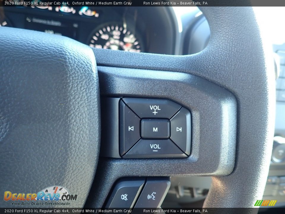 2020 Ford F150 XL Regular Cab 4x4 Oxford White / Medium Earth Gray Photo #18
