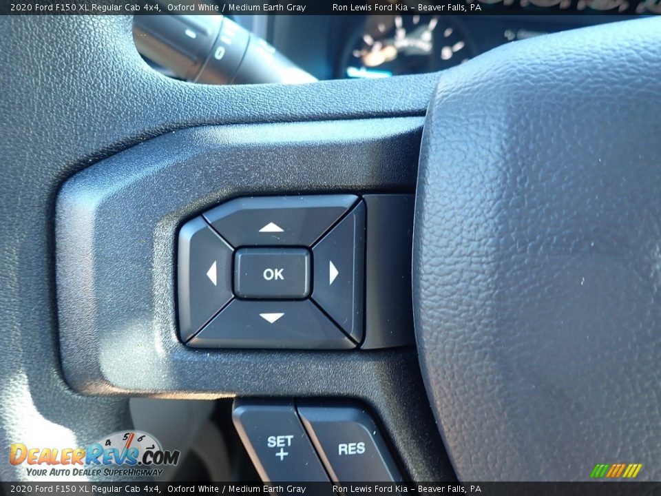 2020 Ford F150 XL Regular Cab 4x4 Oxford White / Medium Earth Gray Photo #19