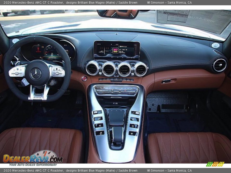 Dashboard of 2020 Mercedes-Benz AMG GT C Roadster Photo #9