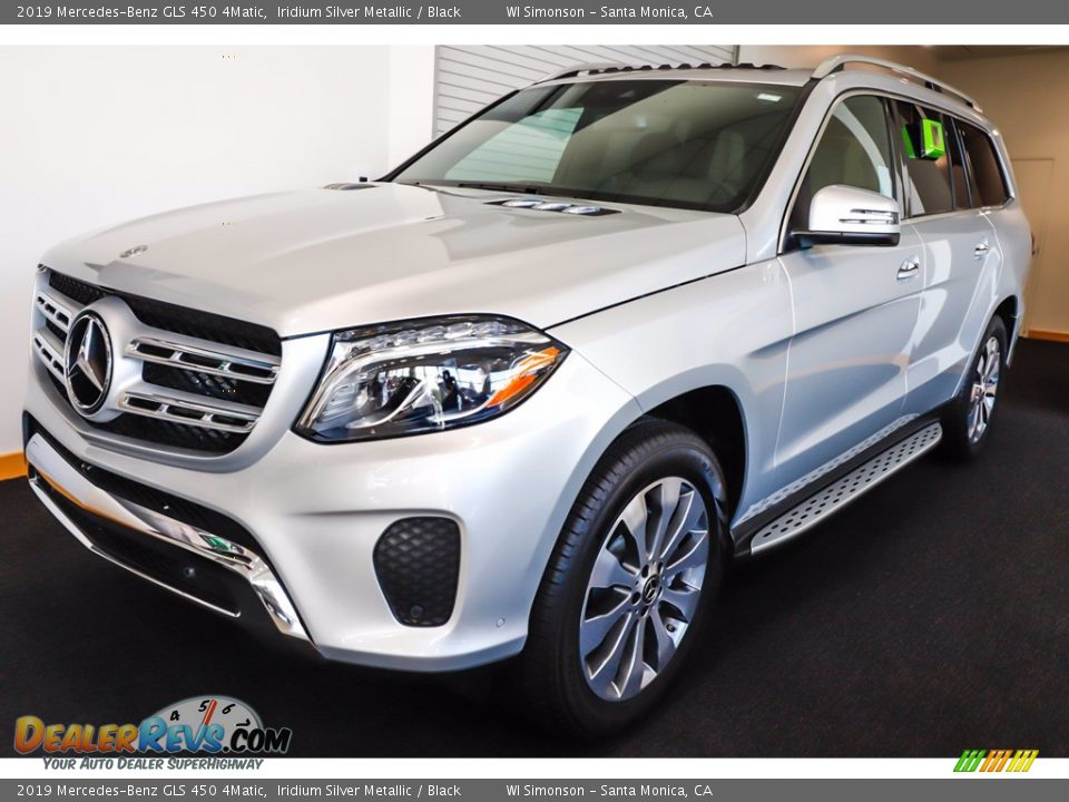 2019 Mercedes-Benz GLS 450 4Matic Iridium Silver Metallic / Black Photo #6