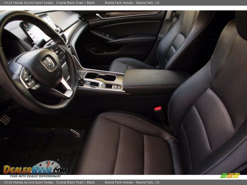 2019 Honda Accord Sport Sedan Crystal Black Pearl / Black Photo #3