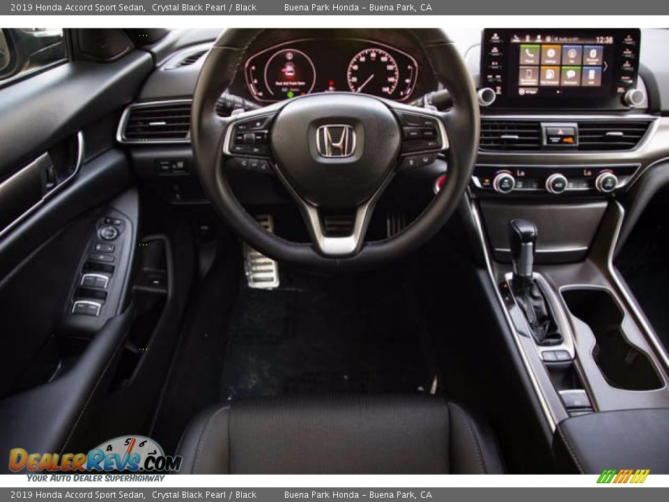 2019 Honda Accord Sport Sedan Crystal Black Pearl / Black Photo #5