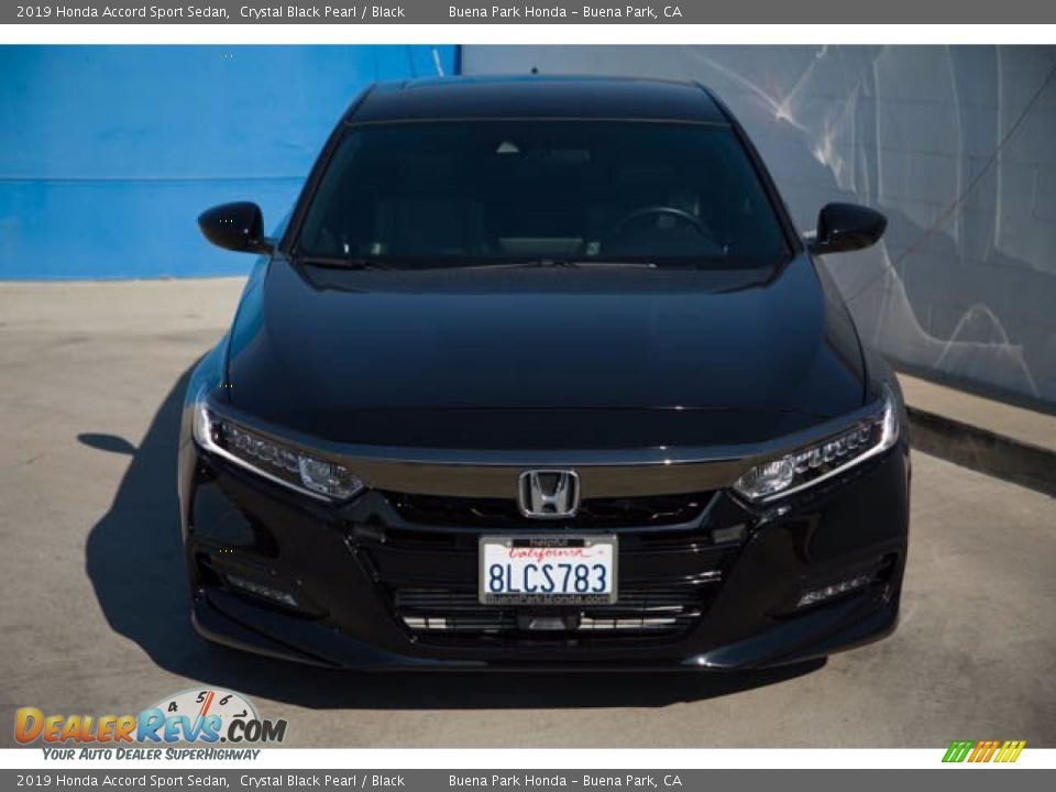 2019 Honda Accord Sport Sedan Crystal Black Pearl / Black Photo #7