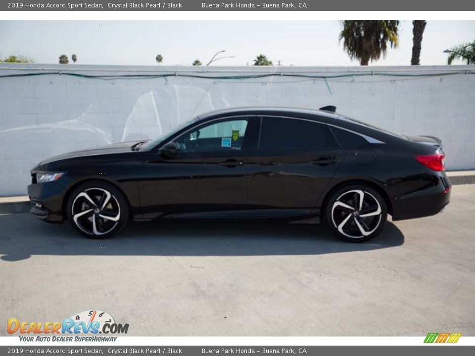 2019 Honda Accord Sport Sedan Crystal Black Pearl / Black Photo #8